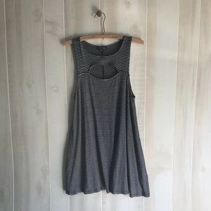 AE striped cut out dress